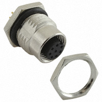 TE Connectivity AMP Connectors - 1838892-4 - CONN FEMALE M12 8POS STR BLACK