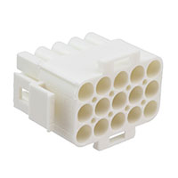 TE Connectivity AMP Connectors - 1863007-1 - 15P UMNL PLUG HSG