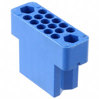 TE Connectivity AMP Connectors - 201298-3 - CONN RCPT HOUSING 14POS BLUE