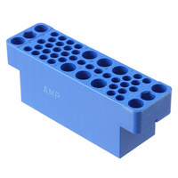 TE Connectivity AMP Connectors - 202516-3 - CONN HOUSING COAXI SKT 42POS BLU