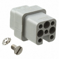 TE Connectivity AMP Connectors - 2-1103103-3 - INSERT FEMALE 7POS+1GND CRIMP