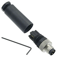 TE Connectivity AMP Connectors - 2120954-1 - CONN PLUG 3POS CABLE PIN M8