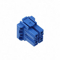 TE Connectivity AMP Connectors - 2-1376392-3 - 5MM POWER KEY 4P PLUG 2ROW BLU