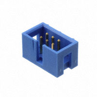 TE Connectivity AMP Connectors - 2-1761603-1 - CONN HEADER IDC 6POS VERT BLUE