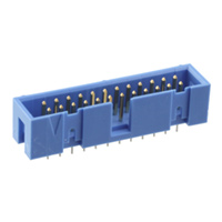 TE Connectivity AMP Connectors - 2-1761603-8 - CONN HEADER IDC 24POS VERT BLUE