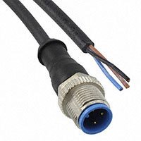 TE Connectivity AMP Connectors - 1-2273022-1 - M12X1 STRT PLG 3P PIGTAIL 1.5M A
