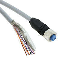 TE Connectivity AMP Connectors - 2273049-1 - M12X1 STRT SKT 8P PIGTAIL 1.5M A