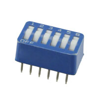 TE Connectivity ALCOSWITCH Switches - 2-435668-6 - SWITCH ROCKER DIP SPST 60MA 5V