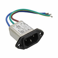 TE Connectivity Corcom Filters - 2-6609008-9 - PWR ENT RCPT IEC320-C14 PNL WIRE