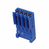 TE Connectivity AMP Connectors - 281786-4 - PLUG HE14 IDC 180 4 P AWG 28-26