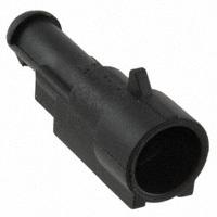 TE Connectivity AMP Connectors - 282103-1 - CONN TAB HOUSING 1POS BLACK