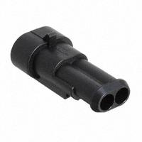 TE Connectivity AMP Connectors - 282104-1 - CONN TAB HOUSING 2POS BLACK