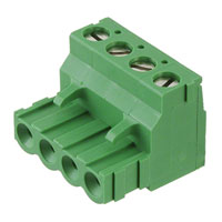 TE Connectivity AMP Connectors - 282807-4 - TERM BLOCK PLUG 4POS STR 5.08MM