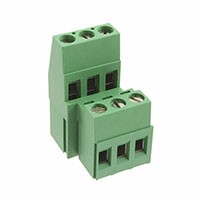 TE Connectivity AMP Connectors - 282909-3 - TERM BLOCK RCPT WIRE 3POS VERT