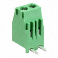 TE Connectivity AMP Connectors - 284414-2 - TERM BLOCK RCPT 2POS R/A 3.50MM
