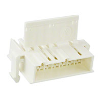 TE Connectivity AMP Connectors - 293014-1 - CONN MALE TAB HSG 0.25 7POS NAT