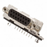 TE Connectivity AMP Connectors - 3-106506-2 - CONN D-SUB RCPT 15POS R/A SOLDER