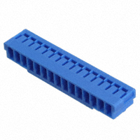 TE Connectivity AMP Connectors - 3-179228-5 - CT CRIMP-2 REC HSG 15P BLUE
