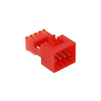 TE Connectivity AMP Connectors - 3-647000-4 - CONN RCPT 4POS 22AWG .100 RED
