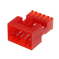 TE Connectivity AMP Connectors - 3-647000-5 - CONN RCPT 5POS 22AWG .100 RED
