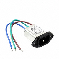 TE Connectivity Corcom Filters - 3-6609006-5 - PWR ENT RCPT IEC320-C14 PNL WIRE