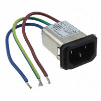 TE Connectivity Corcom Filters - 3-6609006-8 - PWR ENT RCPT IEC320-C14 PNL WIRE