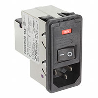 TE Connectivity Corcom Filters - 3-6609951-8 - PWR ENT MOD RCPT IEC320-C14 PNL