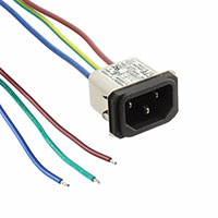 TE Connectivity Corcom Filters - 3-6609987-1 - PWR ENT RCPT IEC320-C14 PNL WIRE