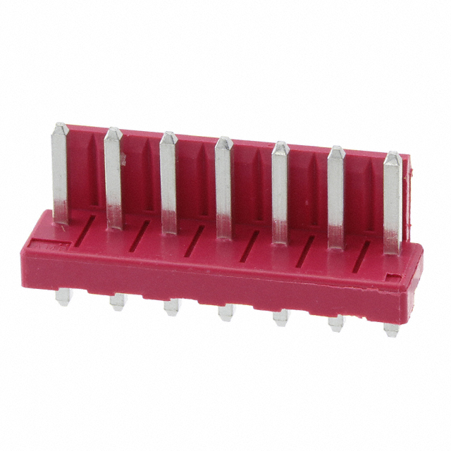 TE Connectivity AMP Connectors - 4-1123723-7 - 3.96 EP HDR ASSY 7P(RED)