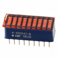 TE Connectivity ALCOSWITCH Switches - 4-435640-0 - SWITCH ROCKER DIP SPST 60MA 5V