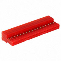 TE Connectivity AMP Connectors - 4-640440-7 - 17P MTA100 CONN ASSY 22AWG RED