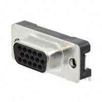 TE Connectivity AMP Connectors - 5177802-3 - CONN DSUB HD RCPT 15POS R/A SLDR