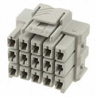 TE Connectivity AMP Connectors - 5-1971876-7 - CONN PLUG HOUSING 15POS 6MM