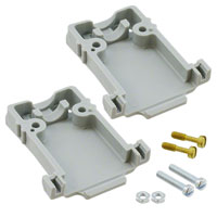 TE Connectivity AMP Connectors - 5206471-1 - CONN BACKSHELL DB15 GRAY PLASTIC