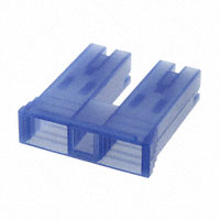 TE Connectivity AMP Connectors - 520935-5 - CONN RCPT HOUSING 0.25 2POS BLUE