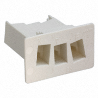 TE Connectivity AMP Connectors - 521004-3 - CONN RCPT HSG 0.25 3POS NATURAL