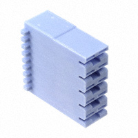 TE Connectivity AMP Connectors - 521207-1 - CONN RCPT HOUSING 0.25 5POS BLUE