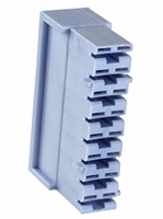 TE Connectivity AMP Connectors - 521210-3 - CONN RCPT HOUSING 0.25 8POS BLUE