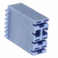 TE Connectivity AMP Connectors - 521295-1 - CONN RCPT HOUSING 0.25 4POS BLUE