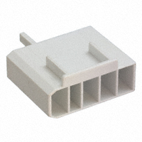 TE Connectivity AMP Connectors - 521498-5 - CONN RCPT HSG 0.25 4POS WHITE