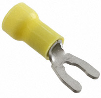 TE Connectivity AMP Connectors - 52963-5 - CONN SPADE TERM 10-12AWG #10 YEL