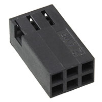 TE Connectivity AMP Connectors - 530902-1 - 06 T/SPRING HSG DR .100CL