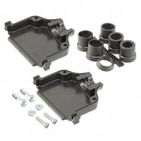 TE Connectivity AMP Connectors - 5748678-5 - CONN BACKSHELL DB50 PLASTIC BLCK