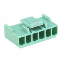 TE Connectivity AMP Connectors - 6-1123722-6 - 3.96 EP PLUG HSG 6P(GREEN)