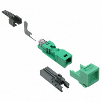 TE Connectivity AMP Connectors - 6754252-3 - MT-RJ SECURE JACK XG50/125 GREEN