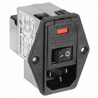 TE Connectivity Corcom Filters - 6609103-9 - PWR ENT MOD RCPT IEC320-C14 PNL