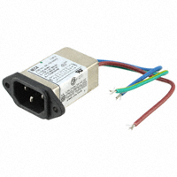 TE Connectivity Corcom Filters - 1-6609017-2 - PWR ENT RCPT IEC320-C14 PNL WIRE