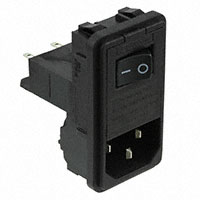 TE Connectivity Corcom Filters - 6EL1SCM - PWR ENT MOD RCPT IEC320-C14 PNL