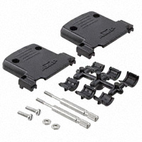 TE Connectivity AMP Connectors - 737349-2 - CONN BACKSHELL 25P 180DEG UNSHLD