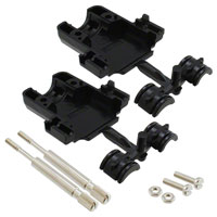 TE Connectivity AMP Connectors - 737431-1 - CONN BACKSHELL 15P 180DEG UNSHLD